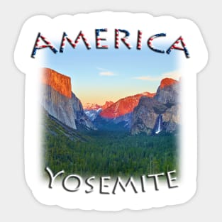 America - Yosemite National Park Sticker